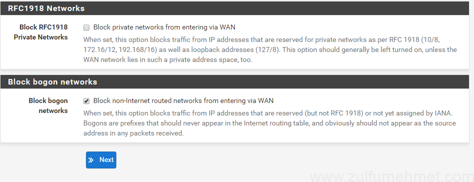 pfSense Kurulum hotspot