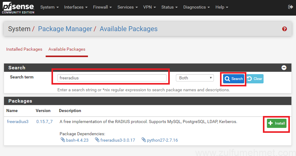 pfSense Kurulum hotspot