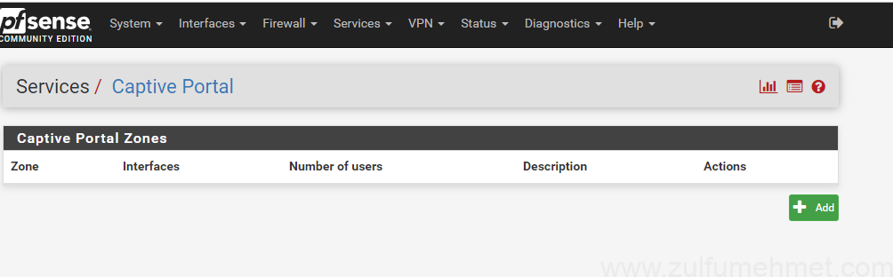 pfSense Kurulum hotspot