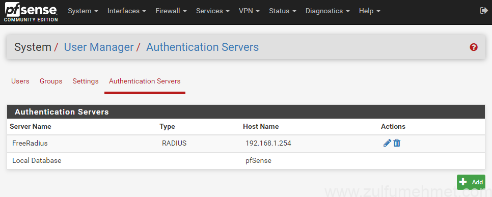 pfSense Kurulum hotspot