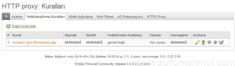 endian firewall kurulum ve yapılanması