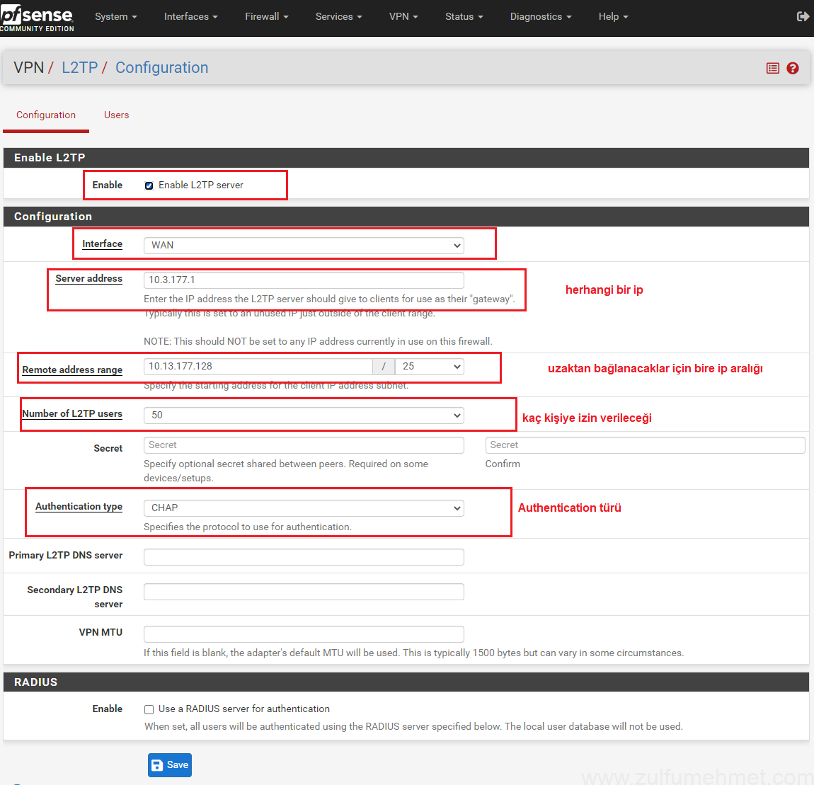 Pfsense İle L2TP/IPsec VPN Server Oluşturma